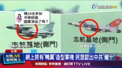 網上抓有「鴨翼」造型軍機 民眾認出中共「殲十」
