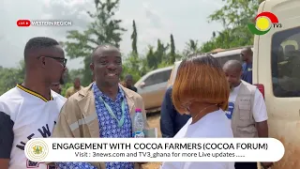 Dr. Otokunor Dir. of Presidential Initiatives in Agriculture engages cocoa farmers in Western Region