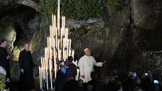 Papst Leo XIV. kritisiert im Wallfahrtsort Lourdes Sterbehilfe in Frankreich