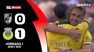 Resumo: Vitória SC 0-1 Arouca - Liga Portugal Betclic | sport tv