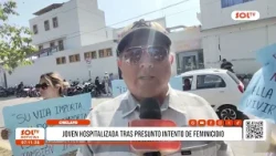 04 Chiclayo: Young woman hospitalized after alleged attempted femicide