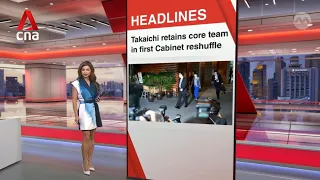Japan PM Takaichi retains core team in Cabinet reshuffle | East Asia Tonight Sep 17, 2026