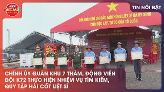 POLITICAL COMMISSAR OF MILITARY REGION 7 VISITS AND ENCOURAGES TEAM K72 IN THEIR MISSION TO SEARC...
