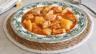 SALMON MARMITAKO 🐟 | The most comforting VARIATION of a BASQUE stew