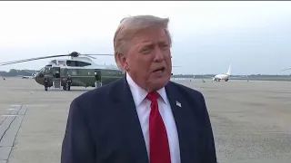 Trump's appearance at Presidents Cup in Chicago area sparks protests