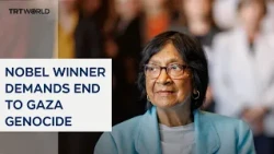 2026 Nobel Peace Prize winner calls for end to Gaza genocide