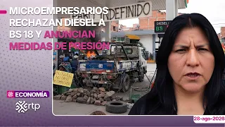 Micro-entrepreneurs reject Bs 18 diesel and announce protest measures