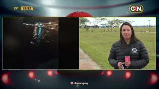 Vehicle nearly falls into the Paraná River at the Encarnación Costanera