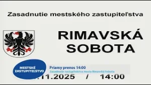 Zasadnutie Mestského zastupiteľstva v Rimavskej Sobote 04.11.2025 (TV Rimava)