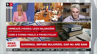 TALK B1. SINDICALIST: PÎSLARU A DORMIT ÎN BOCANCI/Guvernul impune MAJORĂRI, dar nu are bani P1