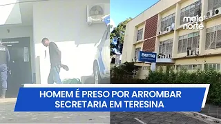 Man arrested for stealing air conditioner unit from public building in downtown Teresina | Meio N...