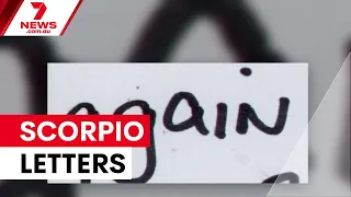 Police hunt 'Scorpio' letter writer | 7NEWS