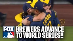 BREWERS SWEEP DODGERS AND ADVANCE TO THE WORLD SERIES! 🤯 🧹