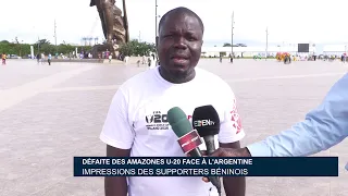 U-20 Amazones' Defeat Against Argentina: Reactions from Beninese Fans