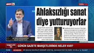 Ahlaksızlığı sanat diye yutturuyorlar #Haber #Gündem