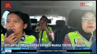 SOUTHEAST SULAWESI POLICE TRAFFIC DIRECTORATE EDUCATES CITIZENS ON ROAD SAFETY