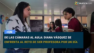 From the Cameras to the Classroom: Diana Vásquez Takes on the Challenge of Being a Teacher for a Day