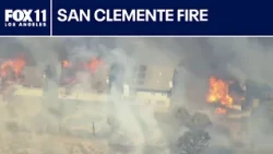San Clemente homes engulfed in flames amid Norte Fire