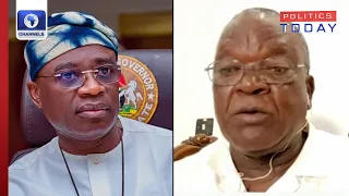 I Have No Hatred For Gov Alia But For What He Is Doing In Benue – Ortom