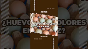 ¿Huevos de colores en La Paz?