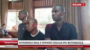 Agabuuti Kkooti etandise okuwulira egya Musa Galiwango.Yakwatibwa ku by’okutta abantu e Masaka.