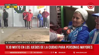 Tejo mixto en los juegos de la ciudad para personas mayores - Elonce