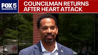 Montgomery County Councilmember Will Jawando returns to work after heart attack