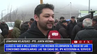 JONATHAN VELAZQUEZ: LLEGO EL GAS A VALLE CHICO
