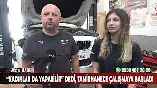 She Said "Women Can Do It Too" and Started Working at an Auto Repair Shop