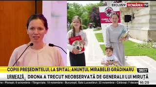 Copiii Presedintelui, la spital  Anuntul Mirabelei Gradinaru