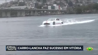 "Boat-car" goes viral on the Vitória waterfront and will become a tourist attraction