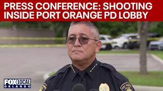 Woman shot after firing gun inside Florida police lobby: Full police update