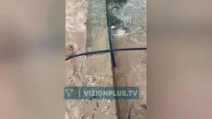 Reshjet e dendura të shiut, përmbytet shëtitorja në Sarandë