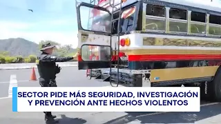 Intercity transport demands urgent action in face of violence wave