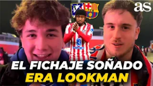 LOOKMAN era el FICHAJE SOÑADO de la AFICIÓN ROJIBLANCA | ATLÉTICO 4-BARCELONA 0