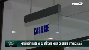 Pensiile din martie vin cu întârziere pentru cei care le primesc acasă