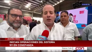 Inician operaciones del Sistema 911 en Constanza