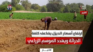 Marib | Rising diesel prices double plowing costs and threaten the agricultural season