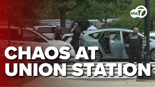 Police chase shooting suspect into D.C. before Union Station arrest