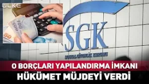 O Borçlara Yapılandırma İmkanı! Hükümet Müjdeyi Verdi #haber