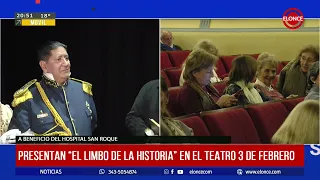 "El limbo de la historia" presented at the 3 de Febrero Theater