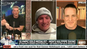 Alex Ferreira describes how he became an Olympic gold medalist skier ?️ | The Pat McAfee Show