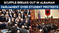 Albania News | Scuffle Breaks Out In Albanian Parliament Over Student Protests