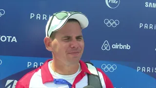 Hugo Franco se despide con notable actuación en la ronda de 16 del torneo olímpico de tiro con arco.