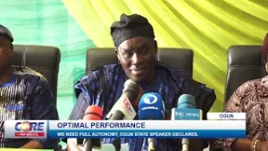 WE NEED FULL AUTONOMY TO PERFORM OUR ROLE WELL, OGUN SPEAKER