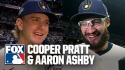 Brewers' Cooper Pratt & Aaron Ashby React to ANOTHER Comeback Win, Taking 2-0 Series Lead Over Rays
