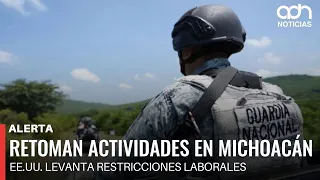 🚨 Breaking News! U.S. partially resumes activities in Michoacán