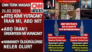 Ateş kimi yutacak? İran mı, ABD mi? ABD İran'ı Ürdün'den mi vuracak? - CNN TÜRK Masası 21.02.2026