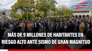 🔴🔵 CENEPRED warns that 9 million people in Lima are at high risk from a major earthquake