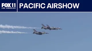 Thunderbirds arrive in LA for Pacific Airshow